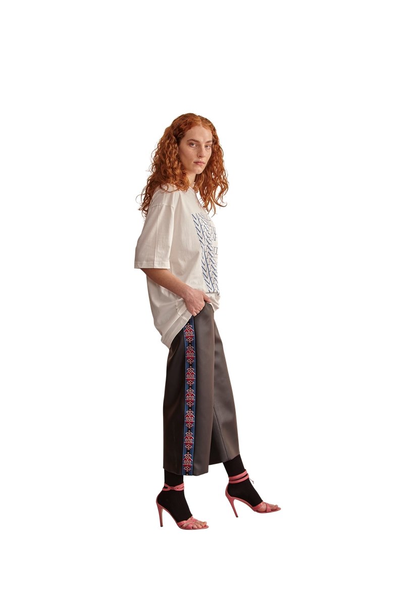 Faux Leather Dee Pants - Harem London