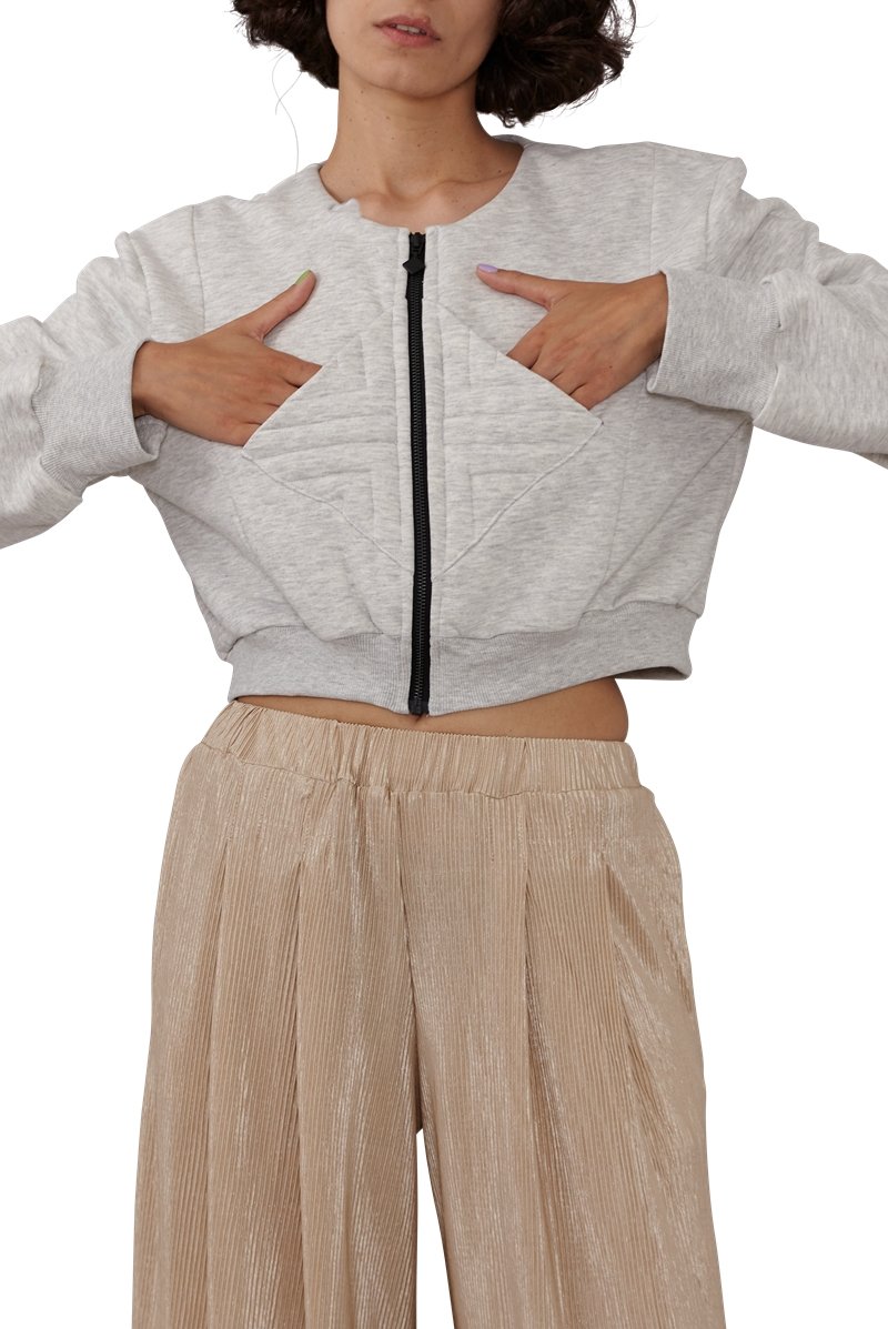 Plisse Womens - Beige - Harem London