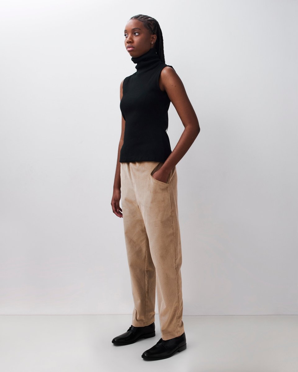 Sleeveless Turtleneck B - Harem London