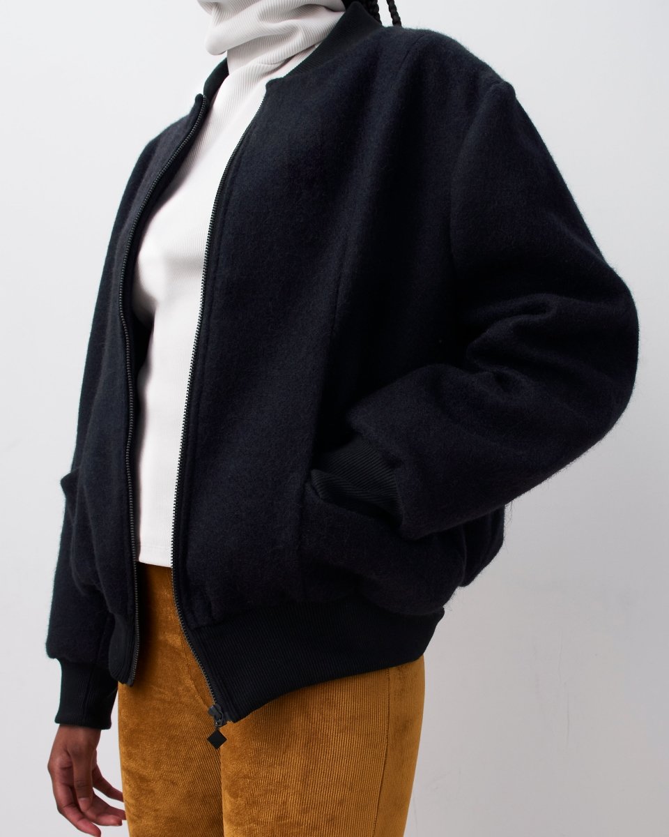 Vegan Wool Bomber - Harem London