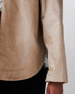 Corduroy Yolk Shirt Beige - Harem London