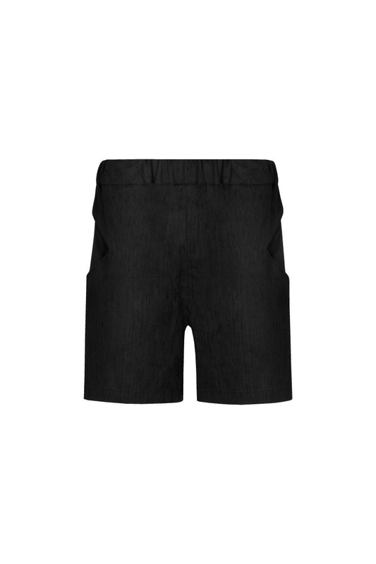 Diamond Silk Shorts - Black - HaremLondon.com