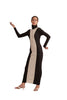Ribbed Dress - Black and White - Harem London