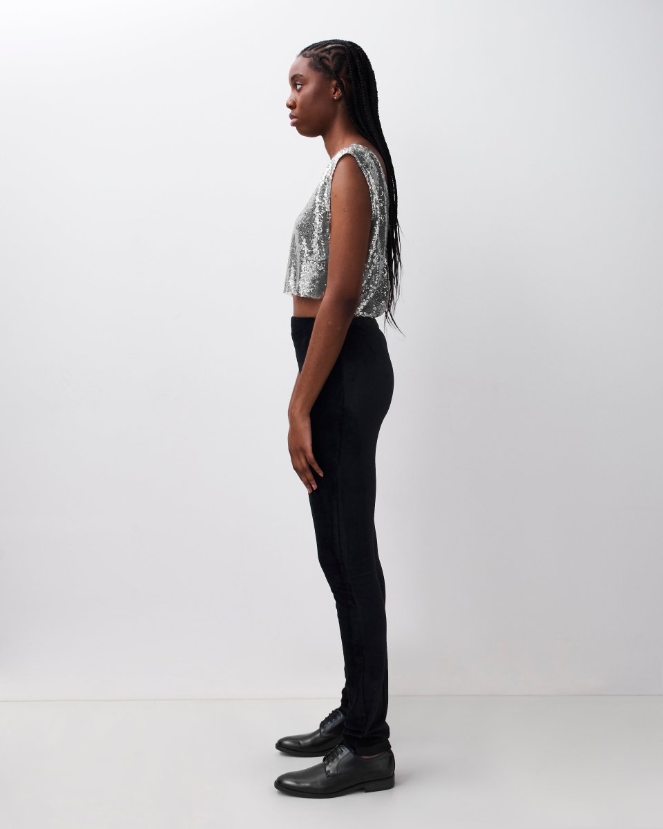 Sequin Asymmetrical Top G - Harem London