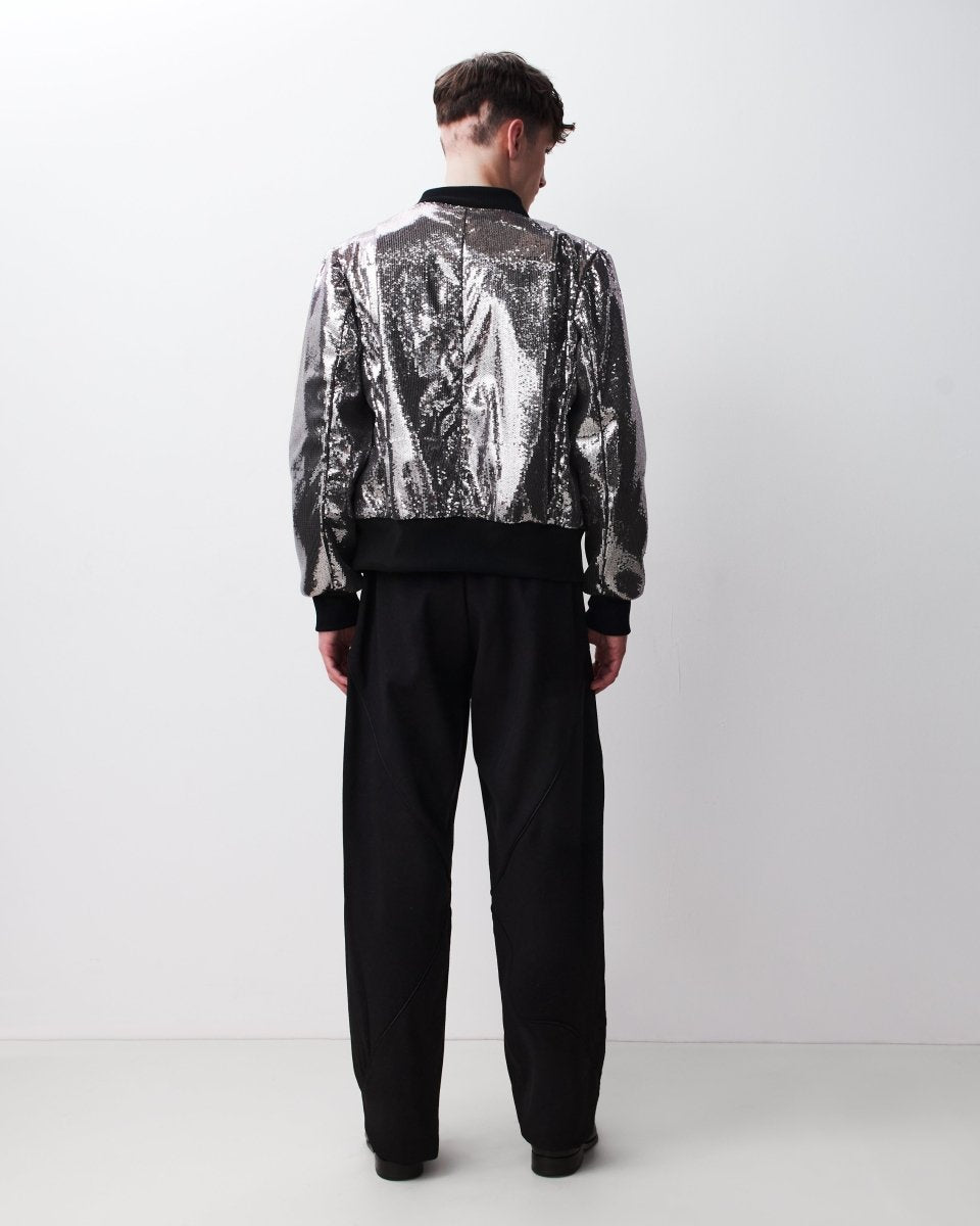 Sequin Bomber Jacket - Harem London