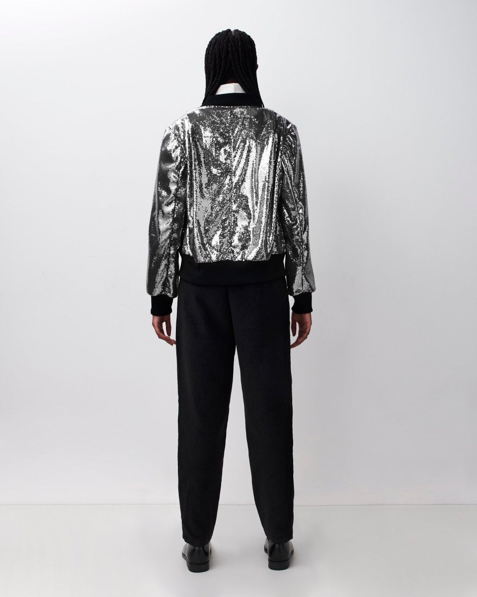 Sequin Bomber Jacket - Harem London