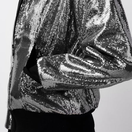 Sequin Bomber Jacket - Harem London