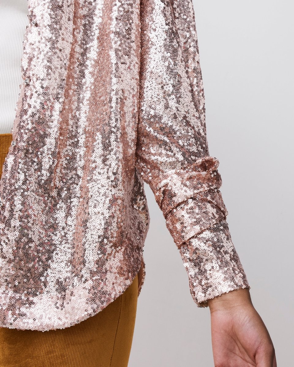 Sequin Yolk Shirt - Harem London
