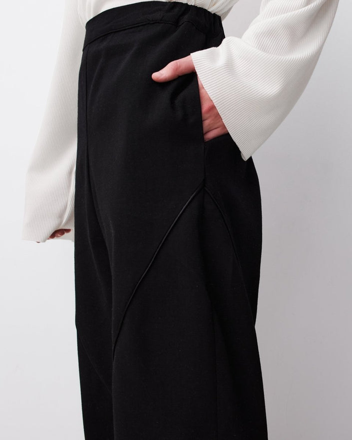 Silk Diamond Trousers - Harem London