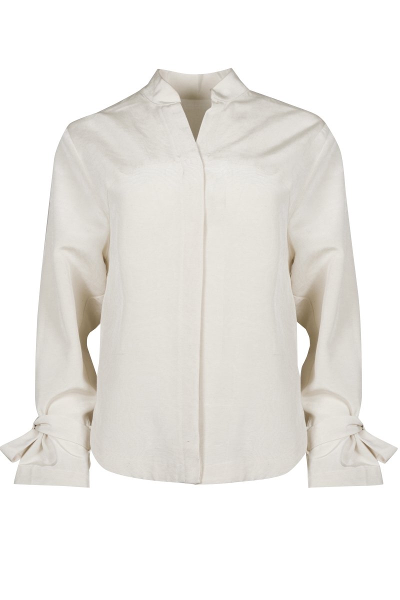 Silk Yolk Shirt W - Harem London