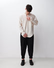 Silk Yolk Shirt White - Harem London