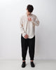 Silk Yolk Shirt White - Harem London