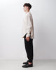 Silk Yolk Shirt White - Harem London
