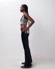 Velour Wide leggings - Harem London